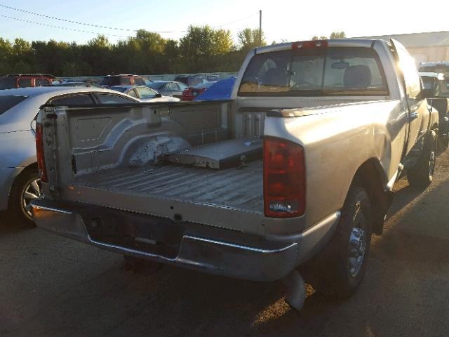 3D7KA26C54G220678 - 2004 DODGE RAM 2500 S GOLD photo 4