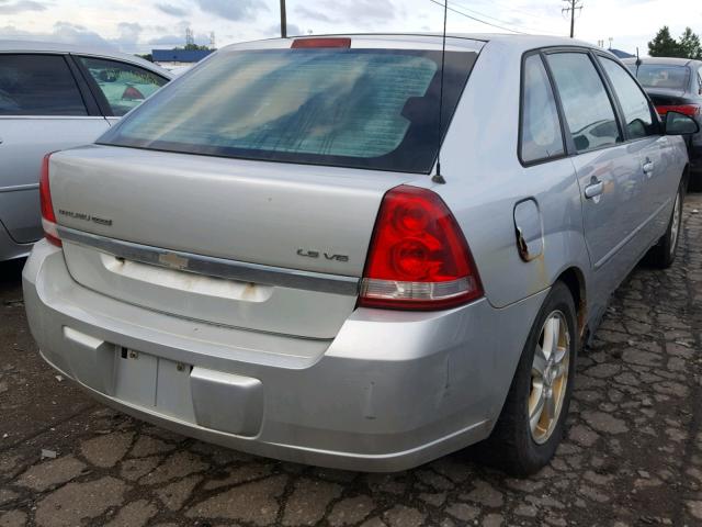 1G1ZT64884F170295 - 2004 CHEVROLET MALIBU MAX 银色 照片 4