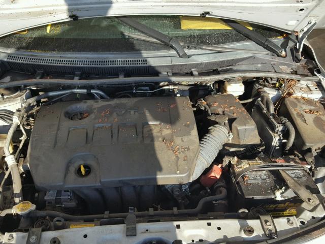 2T1BU4EEXCC823540 - 2012 TOYOTA COROLLA BA SILVER photo 7