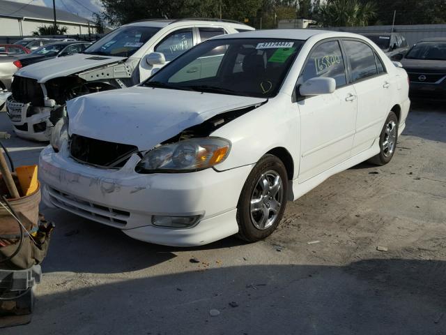 1NXBR32E23Z186948 - 2003 TOYOTA COROLLA CE WHITE photo 2