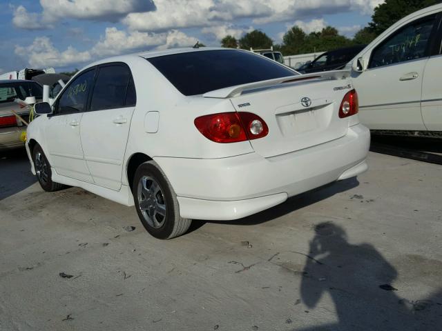 1NXBR32E23Z186948 - 2003 TOYOTA COROLLA CE WHITE photo 3