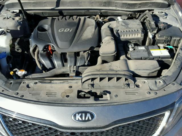 5XXGM4A72EG348037 - 2014 KIA OPTIMA LX SILVER photo 7