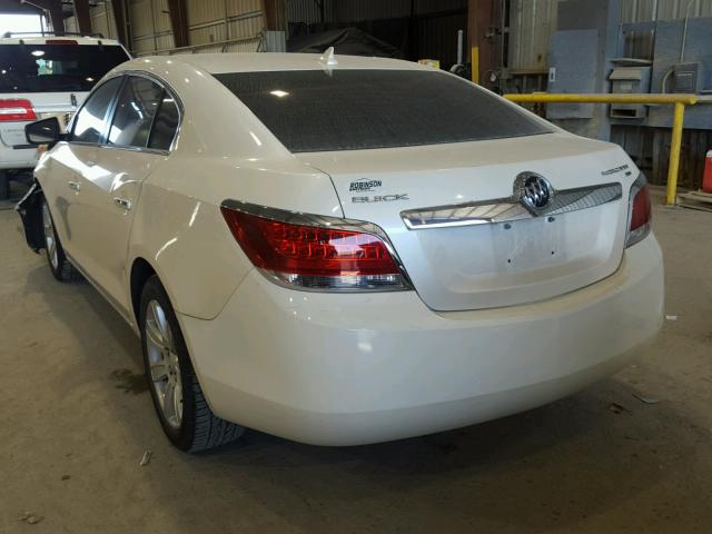 1G4GC5ED8BF318166 - 2011 BUICK LACROSSE C WHITE photo 3