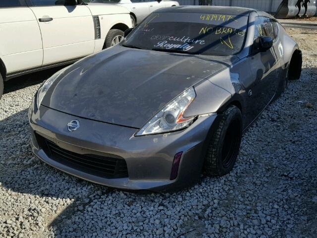 JN1AZ4EH8FM440715 - 2015 NISSAN 370Z BASE GRAY photo 2