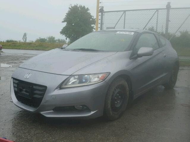 JHMZF1D65BS800759 - 2011 HONDA CR-Z EX SILVER photo 2