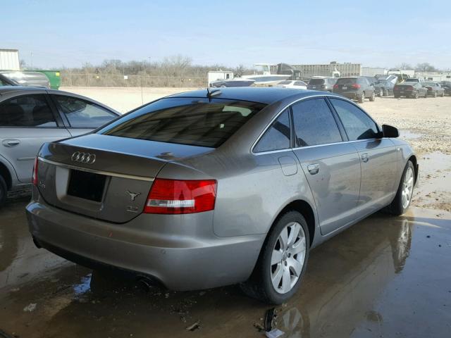 WAUDH74F96N110183 - 2006 AUDI A6 3.2 QUA GRAY photo 4