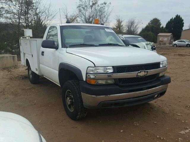 1GBHC24111E302429 - 2001 CHEVROLET SILVERADO WHITE photo 1