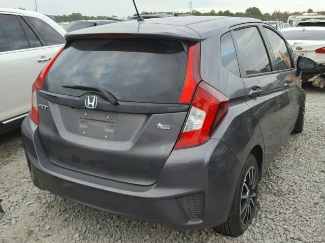 3HGGK5H55HM710933 - 2017 HONDA FIT LX GRAY photo 4