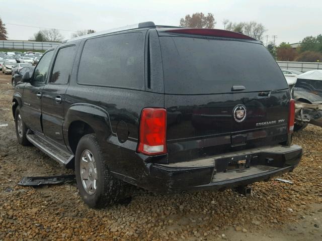 3GYFK66N35G273344 - 2005 CADILLAC ESCALADE E BLACK photo 3