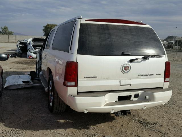 3GYFK66NX5G171846 - 2005 CADILLAC ESCALADE E WHITE photo 3