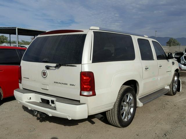 3GYFK66NX5G171846 - 2005 CADILLAC ESCALADE E WHITE photo 4