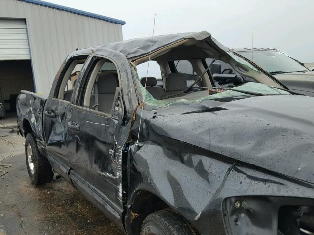 3D7KR28A77G796605 - 2007 DODGE RAM 2500 S შავი ფოტო 9