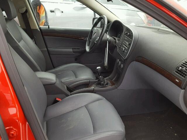 YS3FD46YX71008610 - 2007 SAAB 9-3 2.0T RED photo 5