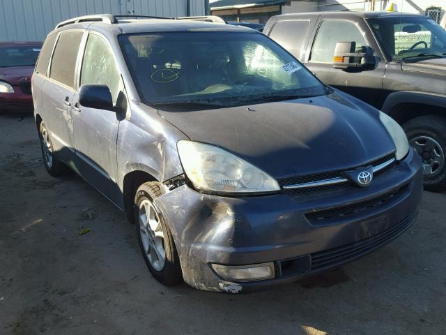 5TDZA22C94S060806 - 2004 TOYOTA SIENNA XLE BLUE photo 1