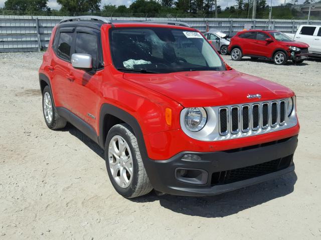 ZACCJADT7FPC40394 - 2015 JEEP RENEGADE L RED photo 1