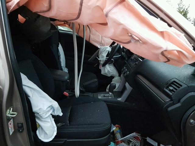 JF2SJAEC2EH533265 - 2014 SUBARU FORESTER 2 TAN photo 5