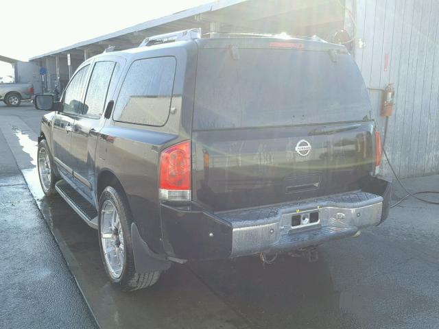 5N1AA08A96N743553 - 2006 NISSAN ARMADA SE BLACK photo 3