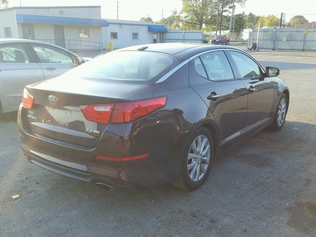 5XXGN4A76EG299809 - 2014 KIA OPTIMA EX BURGUNDY photo 4