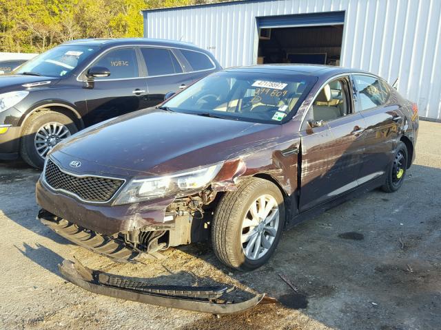 5XXGN4A76EG299809 - 2014 KIA OPTIMA EX BURGUNDY photo 9