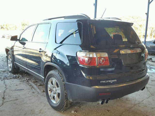 1GKER13D39J152690 - 2009 GMC ACADIA SLE BLACK photo 3