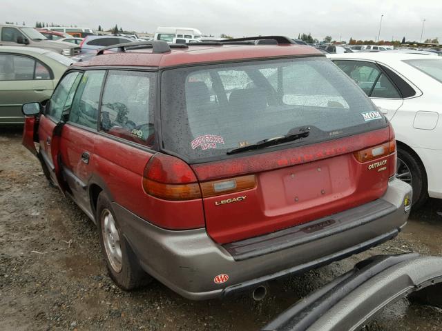 4S3BG6855V7618775 - 1997 SUBARU LEGACY OUT BURGUNDY photo 3