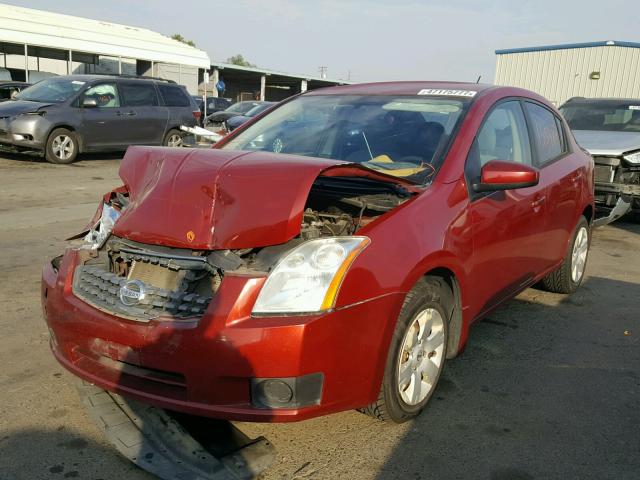 3N1AB61E37L643874 - 2007 NISSAN SENTRA 2.0 BURGUNDY photo 2