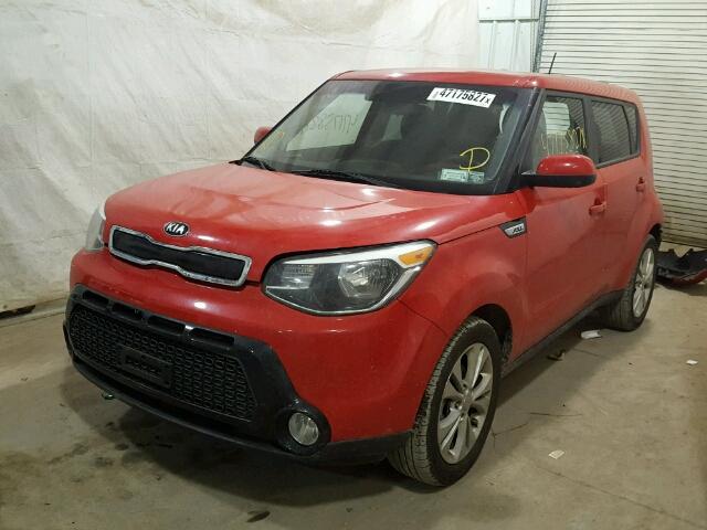 KNDJP3A51G7827244 - 2016 KIA SOUL + RED photo 2