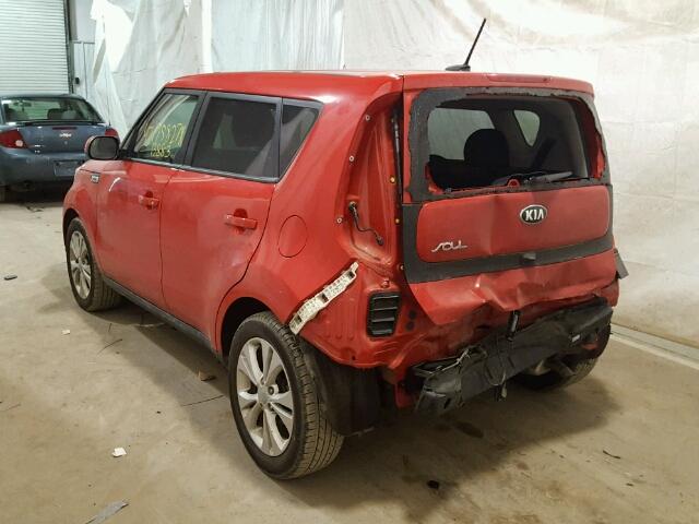 KNDJP3A51G7827244 - 2016 KIA SOUL + RED photo 3