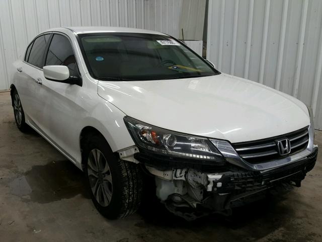 1HGCR2F36DA196575 - 2013 HONDA ACCORD LX WHITE photo 1