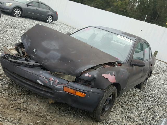 1Y1SK5268VZ430066 - 1997 GEO PRIZM BASE BLACK photo 2