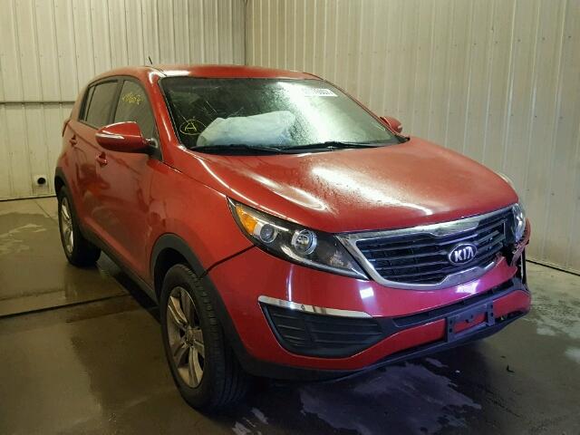 KNDPB3A29D7369883 - 2013 KIA SPORTAGE B RED photo 1