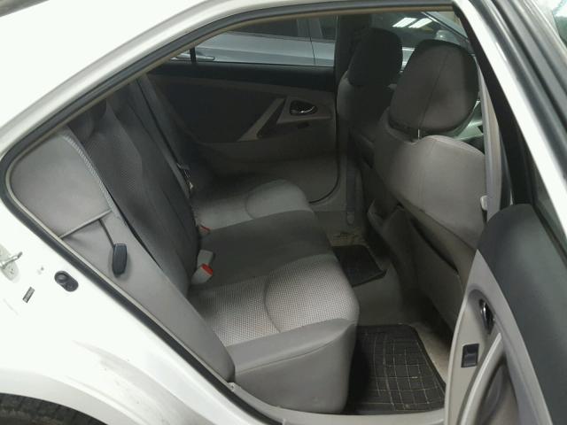 4T1BE46K29U844892 - 2009 TOYOTA CAMRY BASE WHITE photo 6