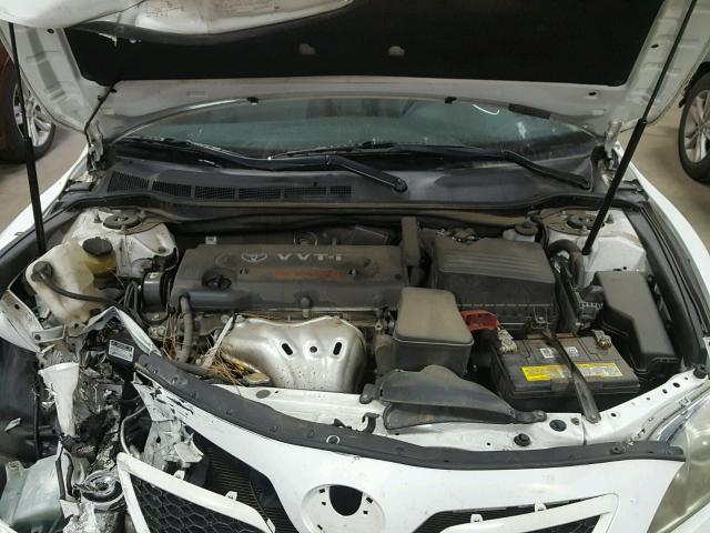 4T1BE46K29U844892 - 2009 TOYOTA CAMRY BASE WHITE photo 7