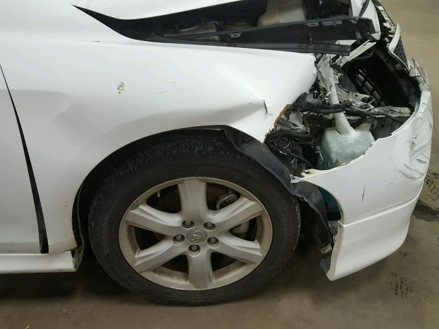 4T1BE46K29U844892 - 2009 TOYOTA CAMRY BASE WHITE photo 9