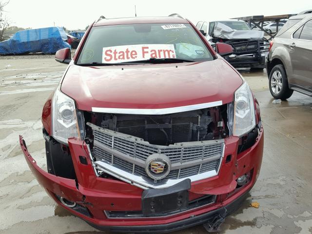 3GYFNCEY5AS551556 - 2010 CADILLAC SRX PREMIU RED photo 9