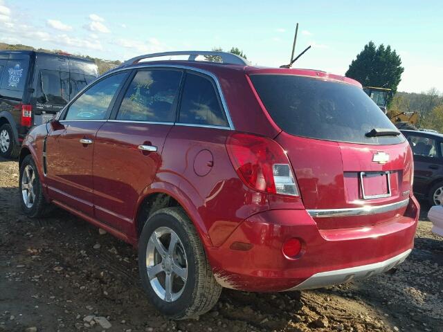 3GNAL3EK8DS608765 - 2013 CHEVROLET CAPTIVA LT RED photo 3