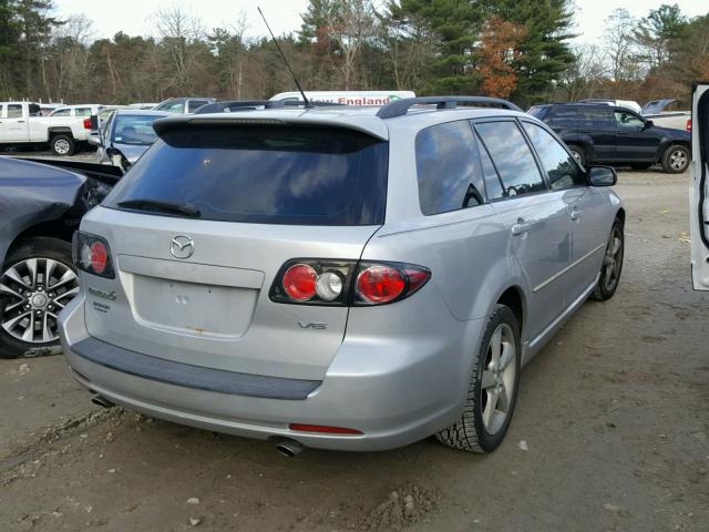 1YVHP82D775M11206 - 2007 MAZDA 6 S SILVER photo 4