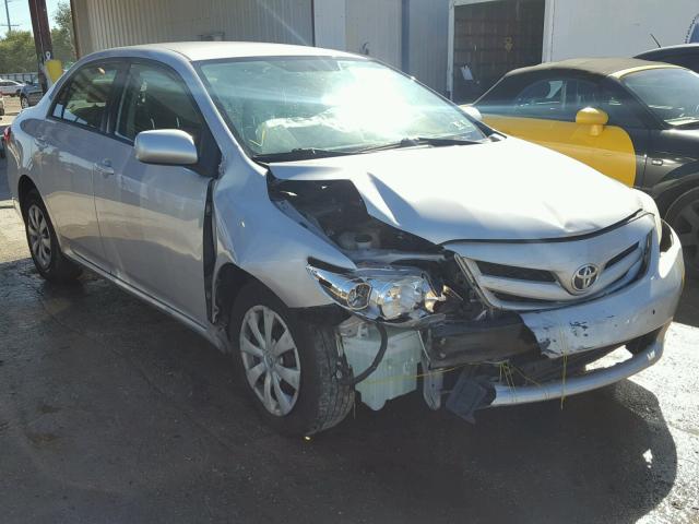 2T1BU4EE8BC555974 - 2011 TOYOTA COROLLA BA SILVER photo 1