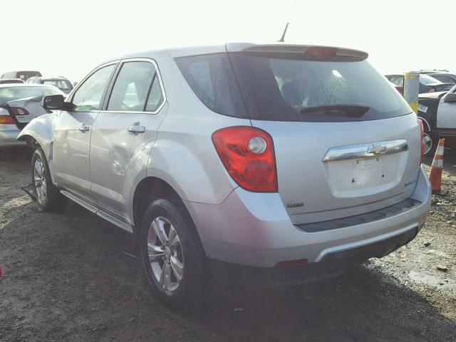 2GNALBEK4C1175031 - 2012 CHEVROLET EQUINOX LS SILVER photo 3