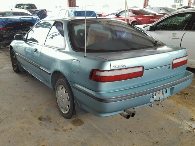 JH4DA9454LS022230 - 1990 ACURA INTEGRA LS TURQUOISE photo 3