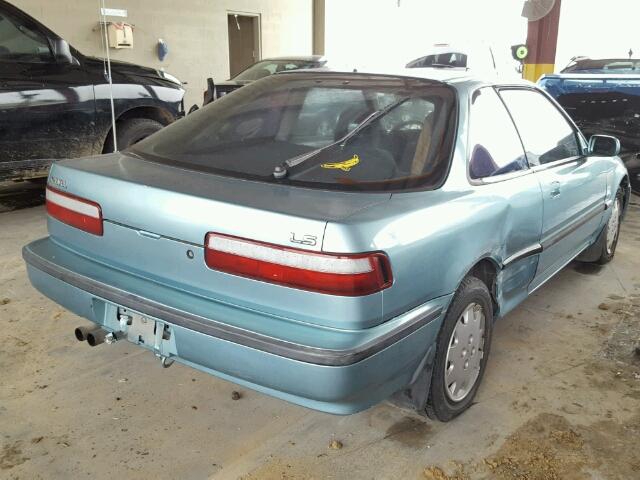 JH4DA9454LS022230 - 1990 ACURA INTEGRA LS TURQUOISE photo 4