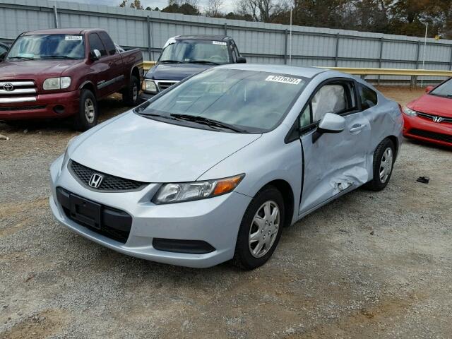 2HGFG3B54CH514726 - 2012 HONDA CIVIC LX BLUE photo 2