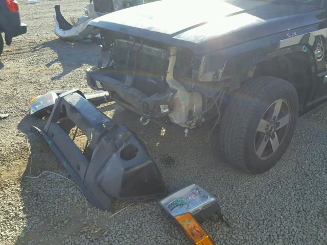 1J8HH48K56C349373 - 2006 JEEP COMMANDER 黑色 照片 9