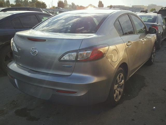 JM1BL1UP4D1751082 - 2013 MAZDA 3 I GRAY photo 4