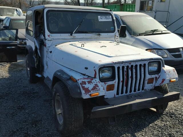 2J4FY19EXKJ103497 - 1989 JEEP WRANGLER / WHITE photo 1