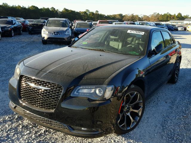 2C3CCABG5FH772829 - 2015 CHRYSLER 300 S BLACK photo 2