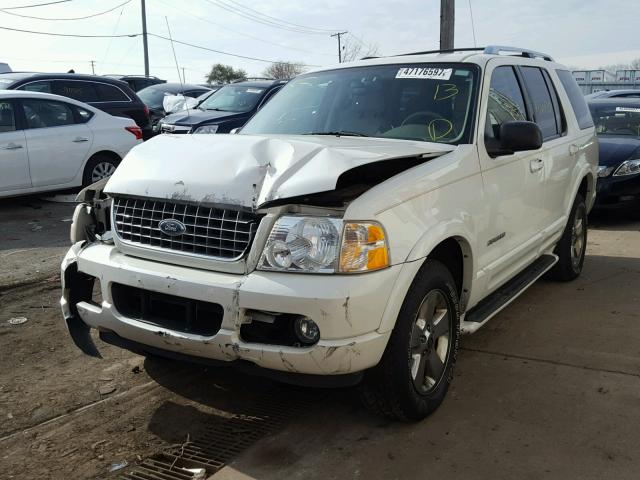 1FMZU75K24ZB15405 - 2004 FORD EXPLORER L WHITE photo 2