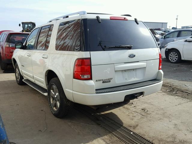 1FMZU75K24ZB15405 - 2004 FORD EXPLORER L WHITE photo 3