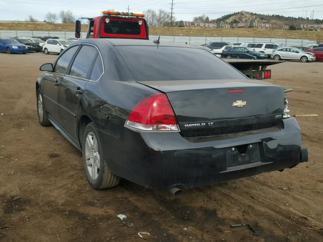 2G1WG5E36D1108745 - 2013 CHEVROLET IMPALA LT BLACK photo 3