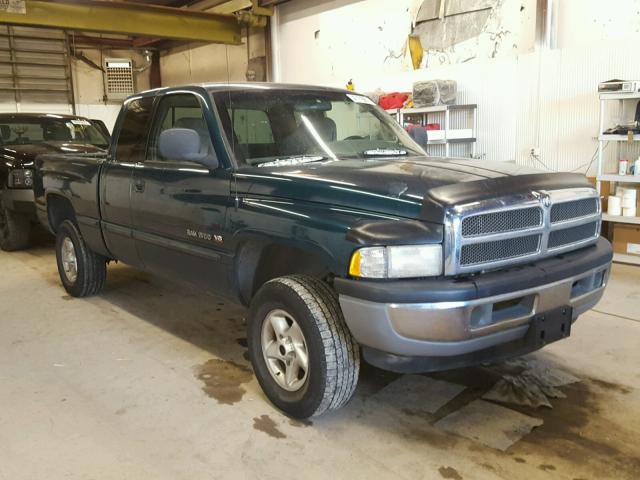 1B7HF13Z9XJ542011 - 1999 DODGE RAM 1500 GREEN photo 1